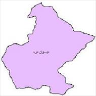 شیپ فایل محدوده سیاسی شهرستان دیواندره (واقع در استان کردستان)