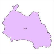شیپ فایل محدوده سیاسی شهرستان قروه (واقع در استان کردستان)