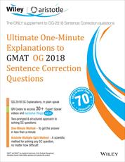 کتاب Ultimate One - Minute Explanations to GMAT OG 2018 Sentence Correction Questions