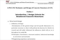 مجموعه بررسی های مکانیک و طراحی سازه های بتنی 1