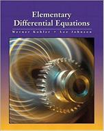 حل تمرین کتاب معادلات دیفرانسیل مقدماتی Kohler و Johnson