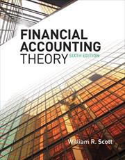 حل تمرین کتاب نظریه حسابداری مالی Scott - ویرایش ششم