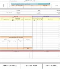 نمونه گزارشات ماهانه مدیریت و کنترل پروژه ( جمع آوری آبهای سطحی)