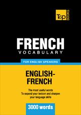 کتاب آموزش زبان فرانسوی French Vocabulary for English Speakers - 3000 Words