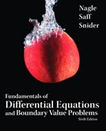 حل تمرین کتاب مبانی معادلات دیفرانسیل Nagle و Saff و Snider – ویرایش ششم
